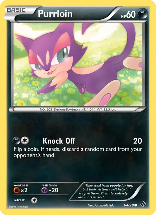 Purrloin 64 Emerging Powers Pokesingles