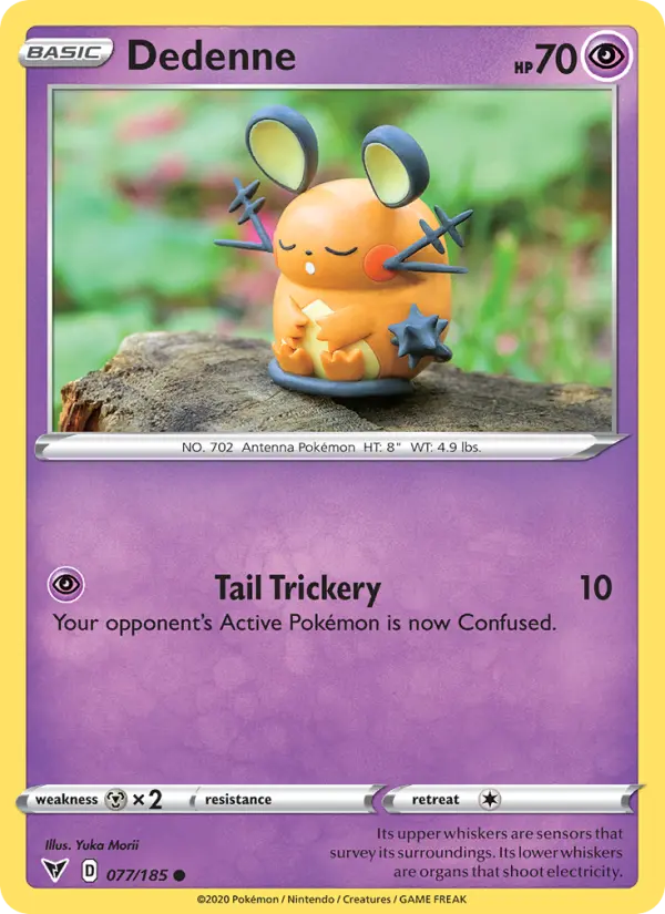 Dedenne 77 Vivid Voltage Pokesingles