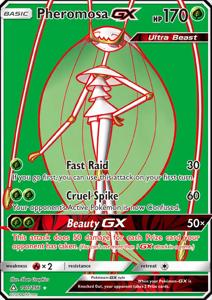 Pheromosa GX 140 Ultra Prism Pokesingles