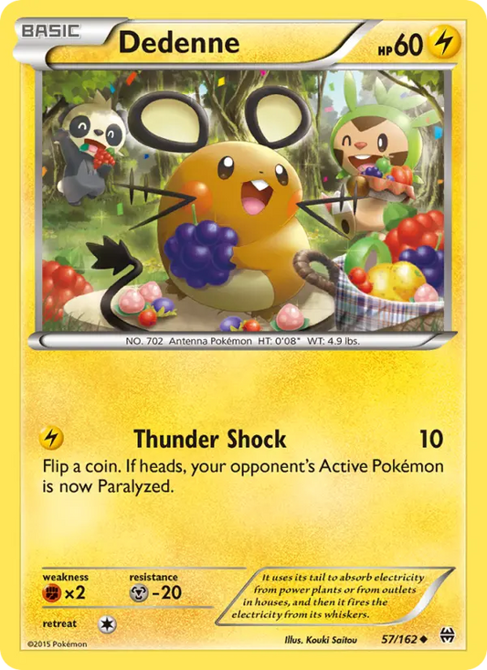 Dedenne 57 BREAKthrough Pokesingles