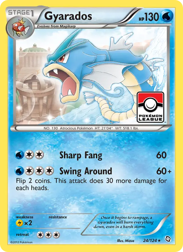 Gyarados 24 Dragons Exalted Pokesingles