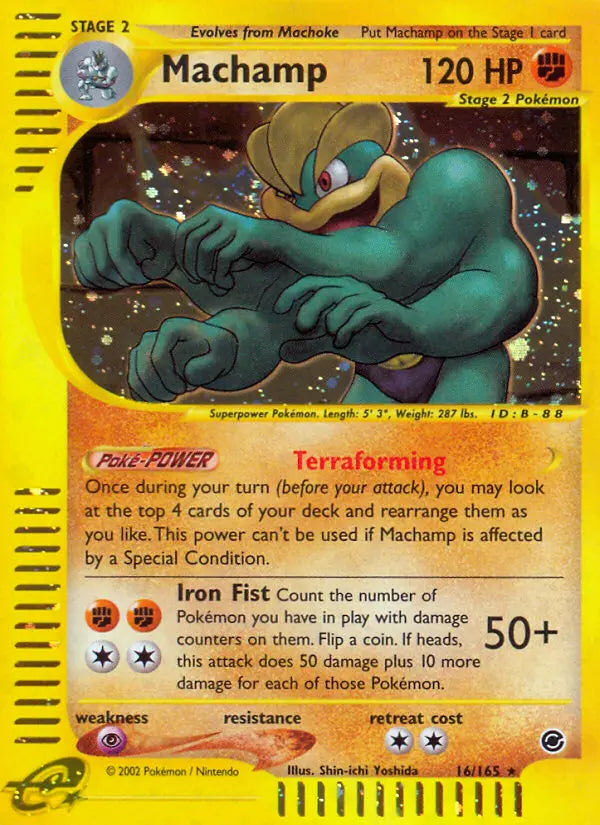Machamp 16 Expedition Base Set Pokesingles