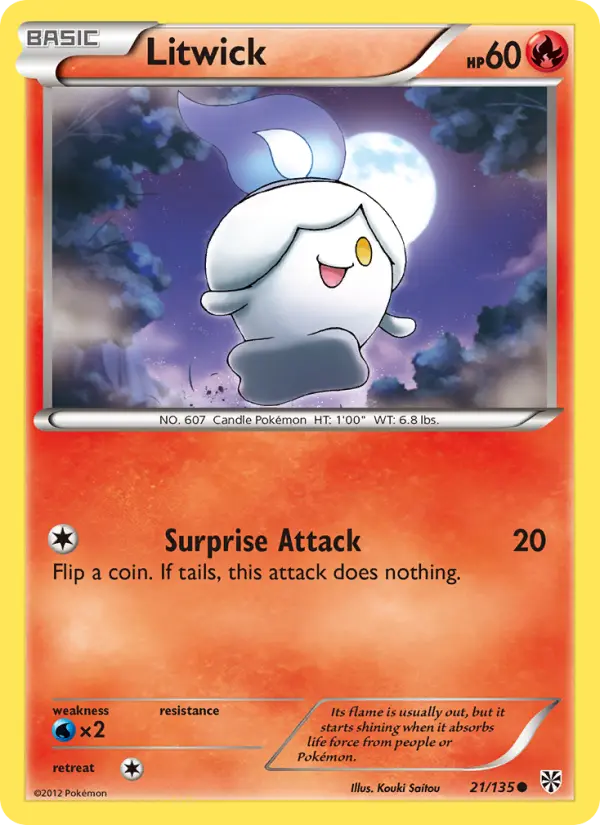 Litwick 21 Plasma Storm Pokesingles