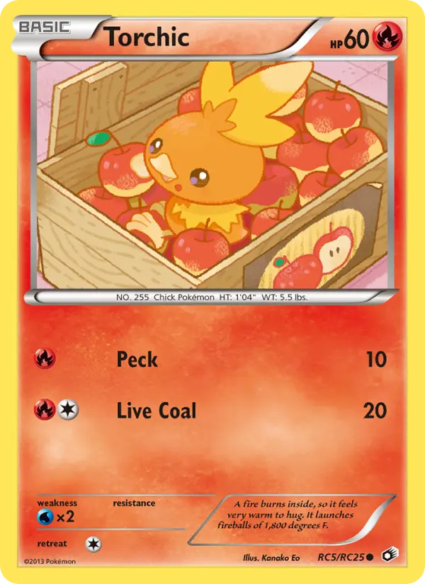 Torchic RC5 Legendary Treasures Pokesingles