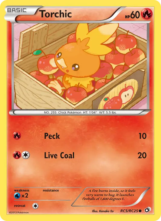 Torchic RC5 Legendary Treasures Pokesingles