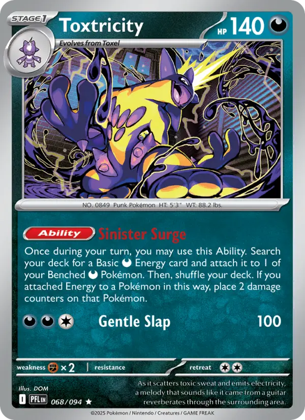 Toxtricity 68 Phantasmal Flames Pokesingles