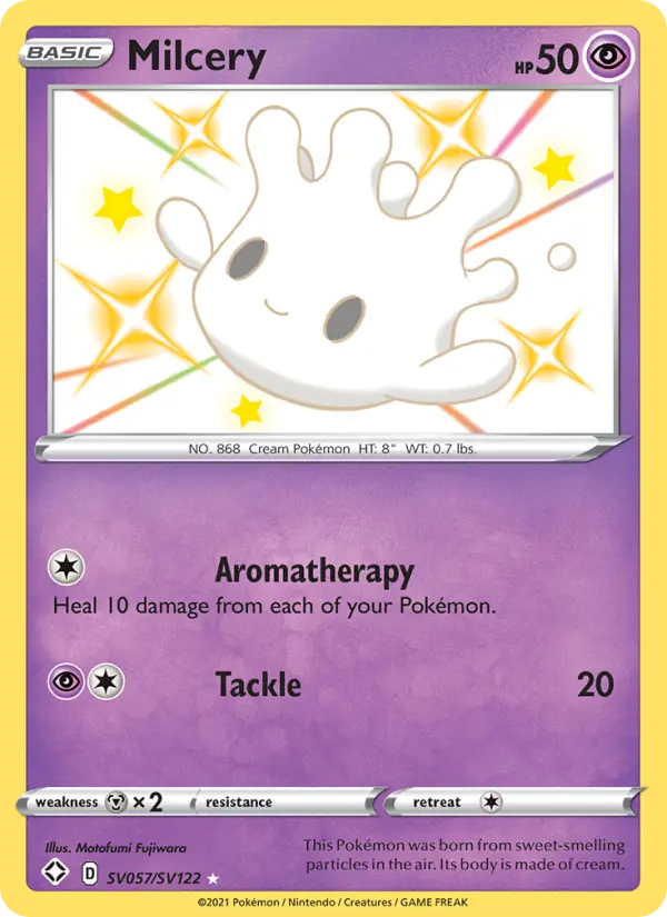 Milcery SV057 Shining Fates Pokesingles