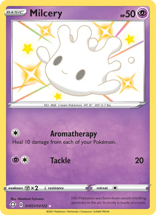 Milcery SV057 Shining Fates Pokesingles
