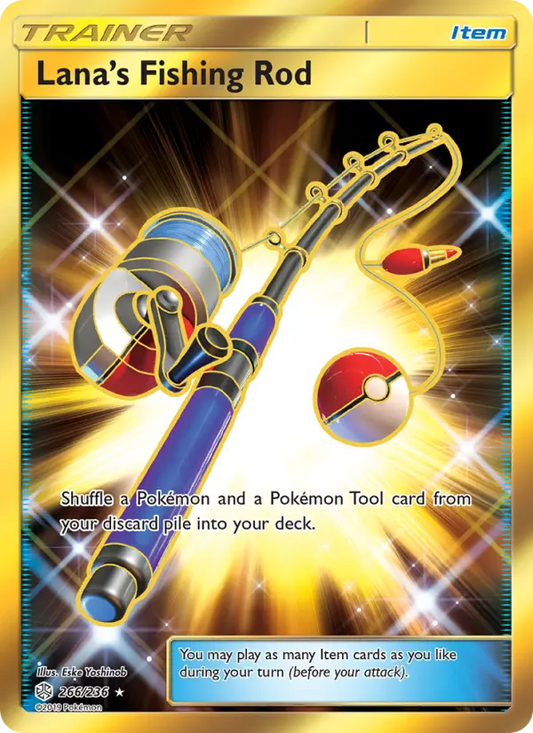 Lana’s Fishing Rod 266 Cosmic Eclipse Pokesingles
