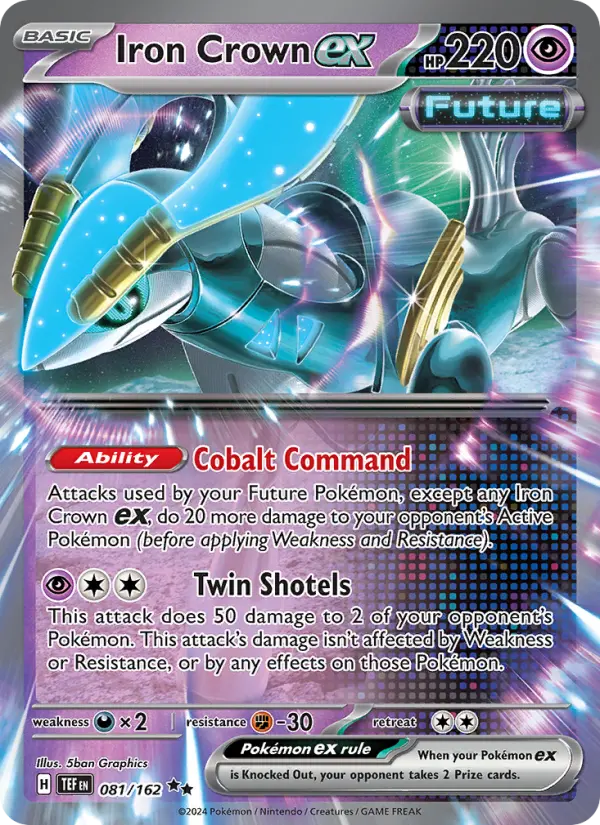 Iron Crown ex 81 Temporal Forces Pokesingles