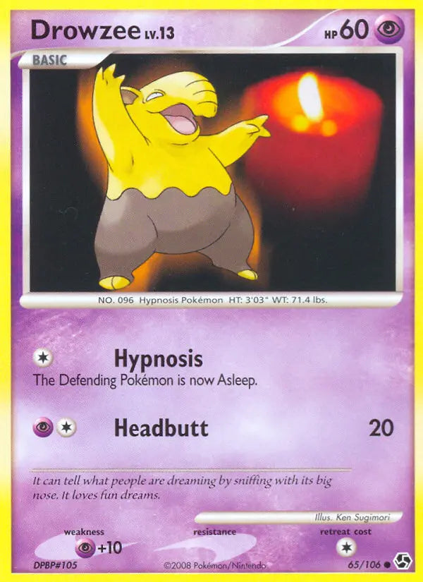 Drowzee 65 Great Encounters Pokesingles