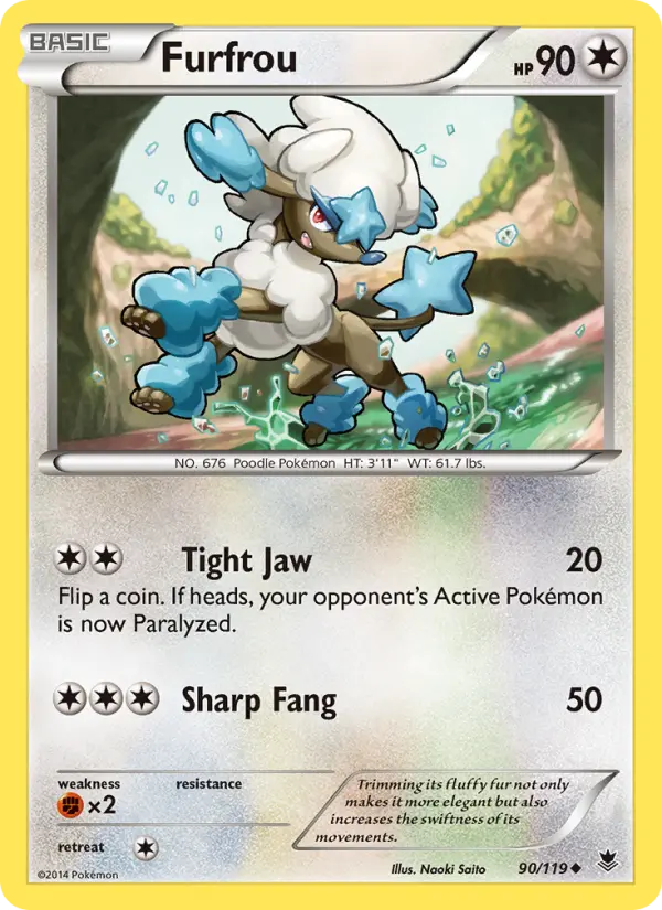 Furfrou 90 Phantom Forces Pokesingles