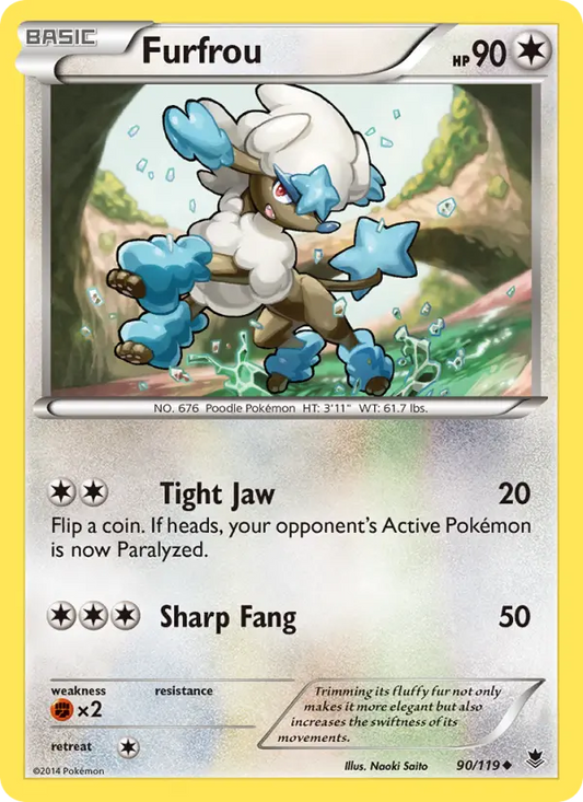 Furfrou 90 Phantom Forces Pokesingles