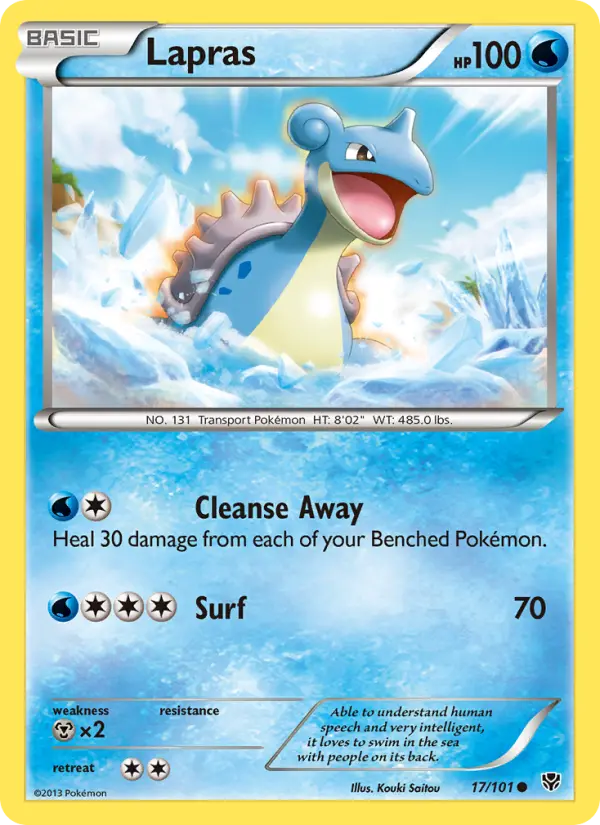 Lapras 17 Plasma Blast Pokesingles