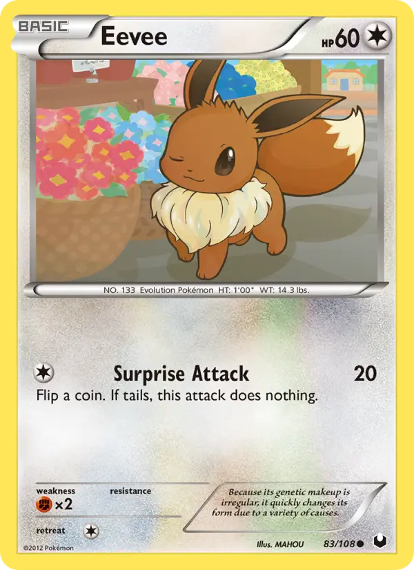 Eevee 83 Dark Explorers Pokesingles