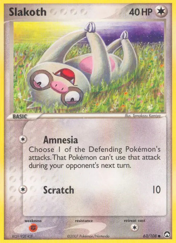Slakoth 63 Power Keepers Pokesingles