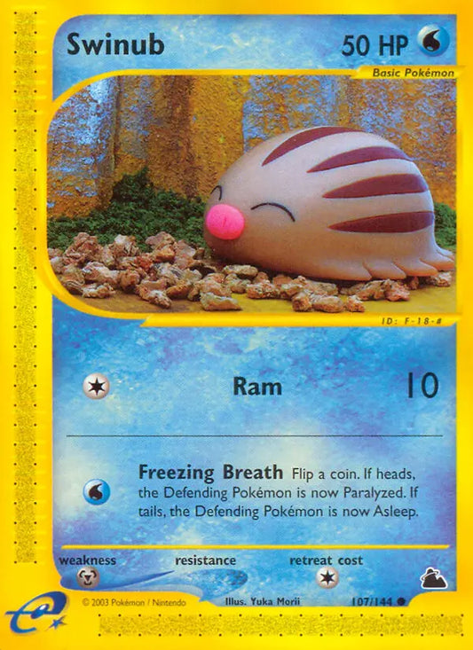 Swinub 107 Skyridge Pokesingles