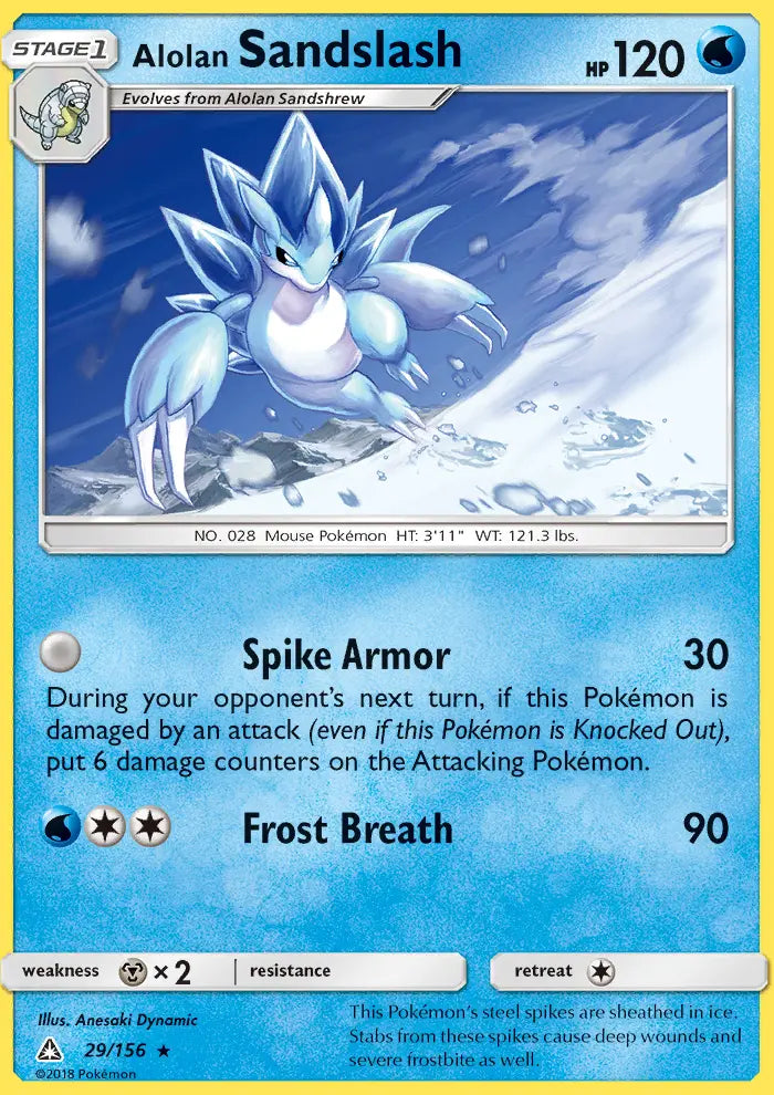Alolan Sandslash 29 Ultra Prism Pokesingles