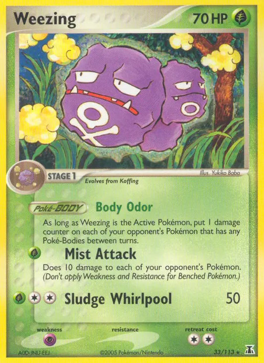 Weezing 33 Delta Species Pokesingles
