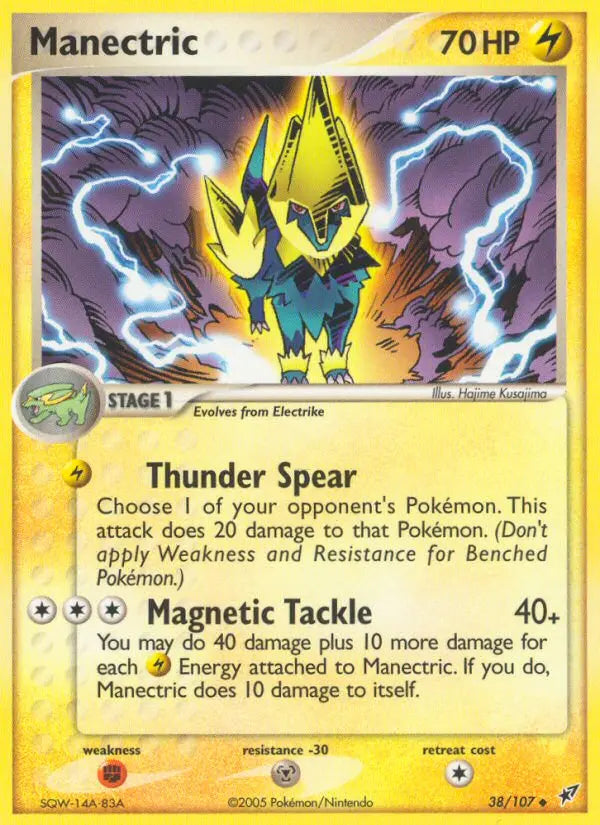 Manectric 38 Deoxys Pokesingles