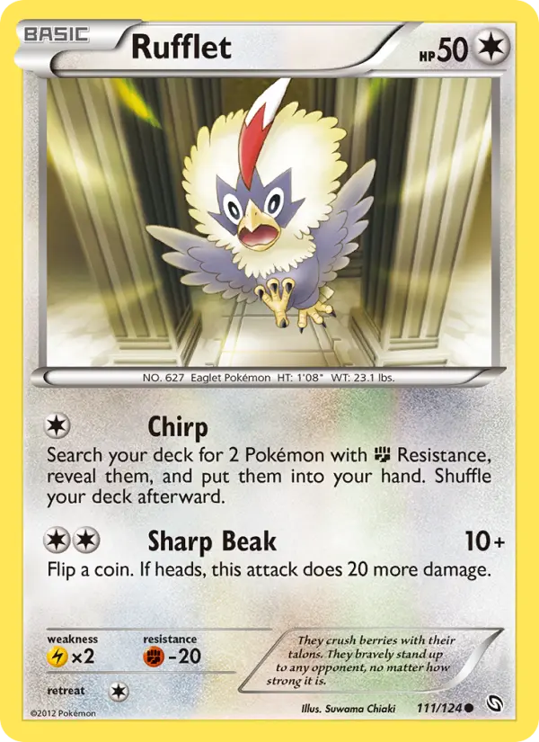 Rufflet 111 Dragons Exalted Pokesingles