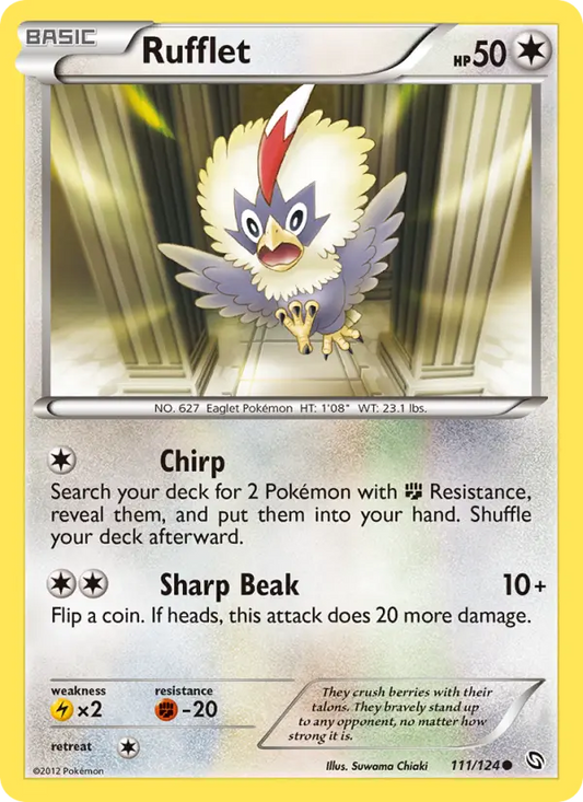 Rufflet 111 Dragons Exalted Pokesingles