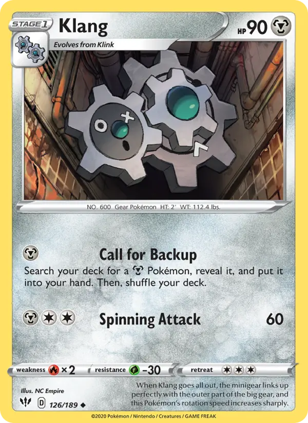 Klang 126 Darkness Ablaze Pokesingles
