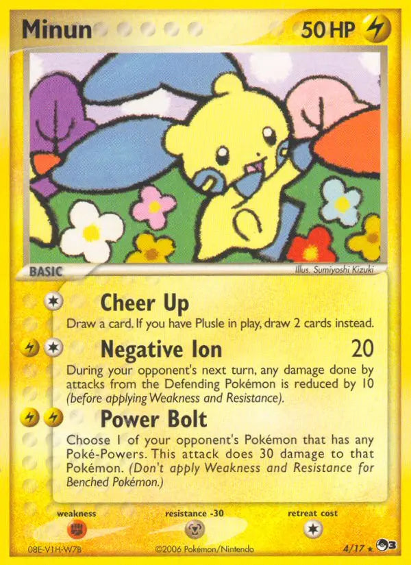 Minun 4 POP Series 3 Pokesingles