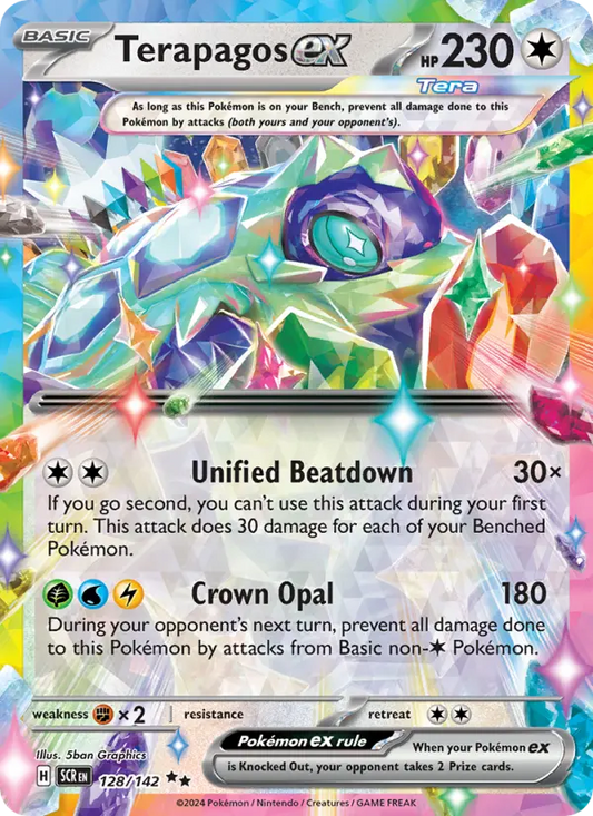 Terapagos ex 128 Stellar Crown Pokesingles