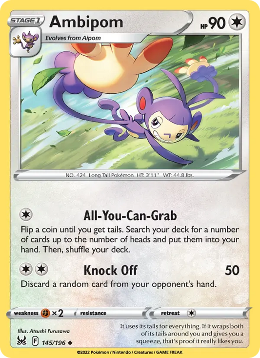 Ambipom 145 Lost Origin Pokesingles