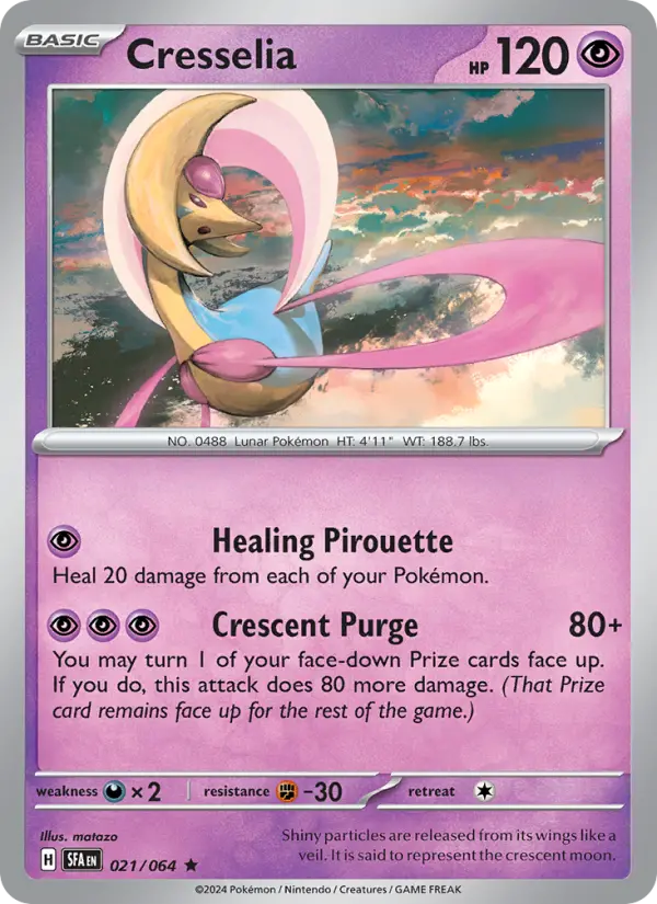 Cresselia 21 Shrouded Fable Pokesingles