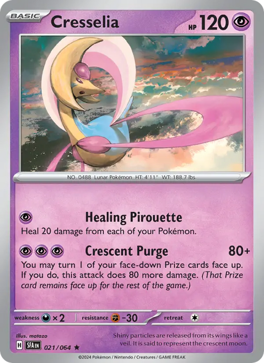 Cresselia 21 Shrouded Fable Pokesingles