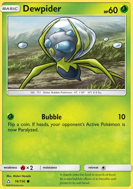 Dewpider 16 Ultra Prism Pokesingles