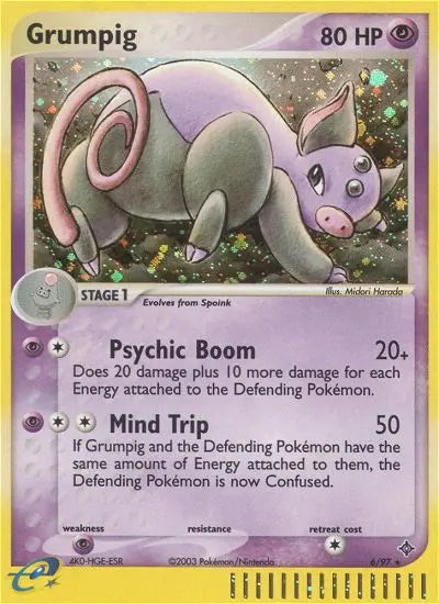Grumpig 6 Dragon Pokesingles