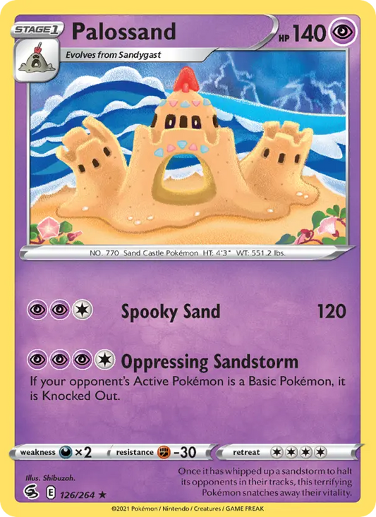 Palossand 126 Fusion Strike Pokesingles