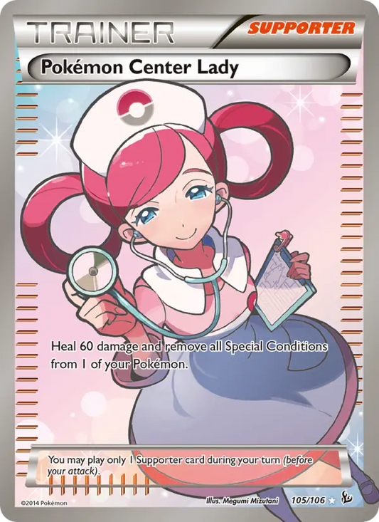 Pokémon Center Lady 105 Flashfire Pokesingles