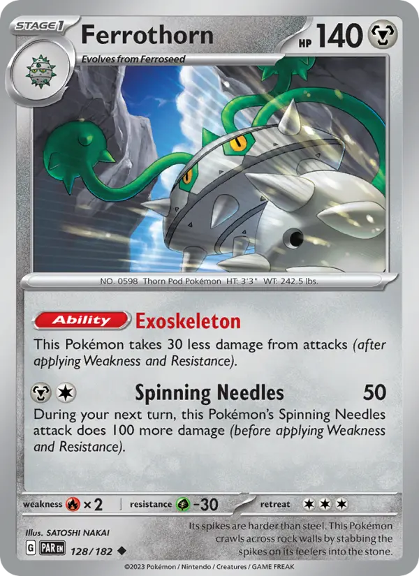 Ferrothorn 128 Paradox Rift Pokesingles