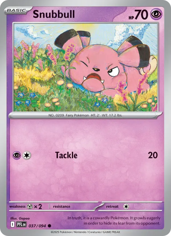 Snubbull 37 Phantasmal Flames Pokesingles