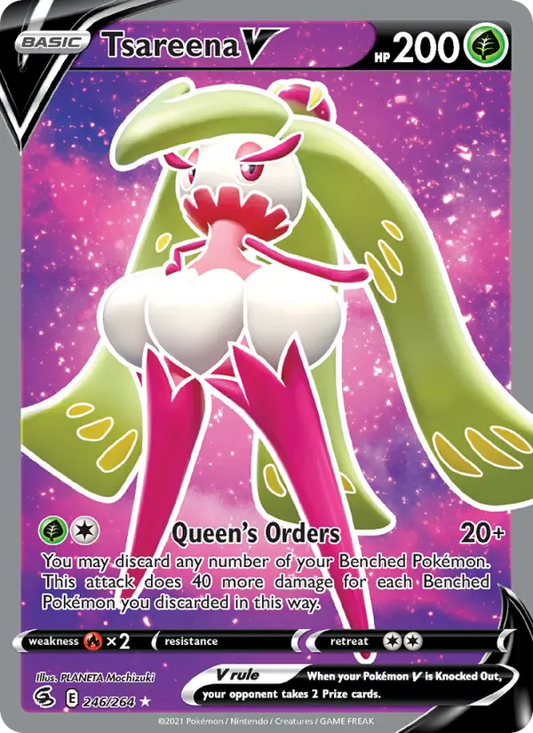 Tsareena V 246 Fusion Strike Pokesingles