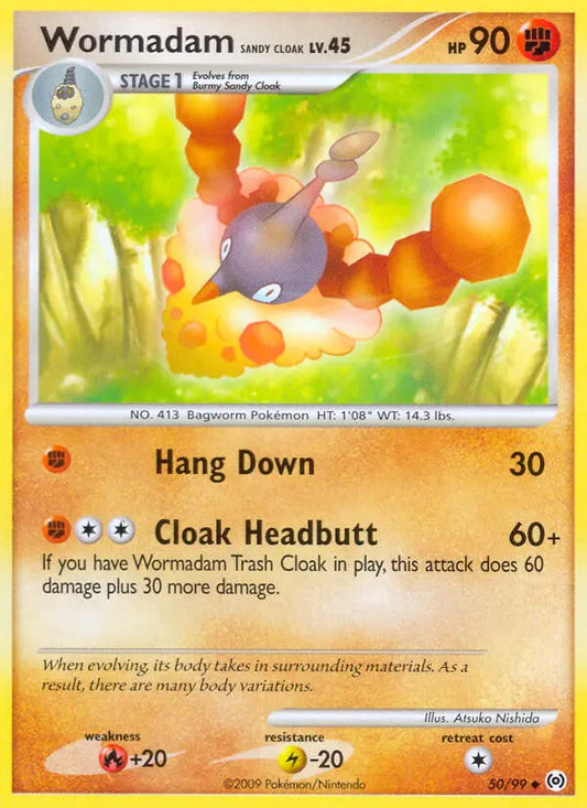 Wormadam Sandy Cloak 50 Arceus Pokesingles