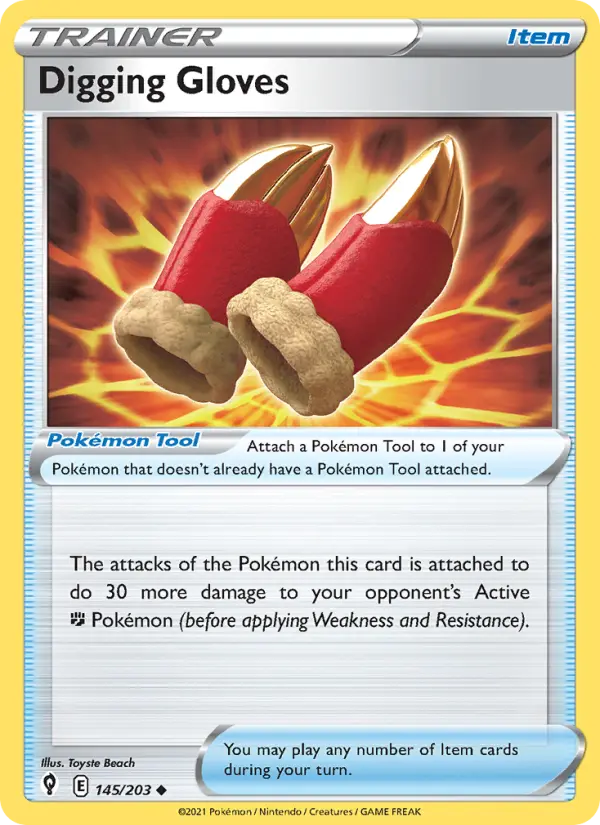 Digging Gloves 145 Evolving Skies Pokesingles
