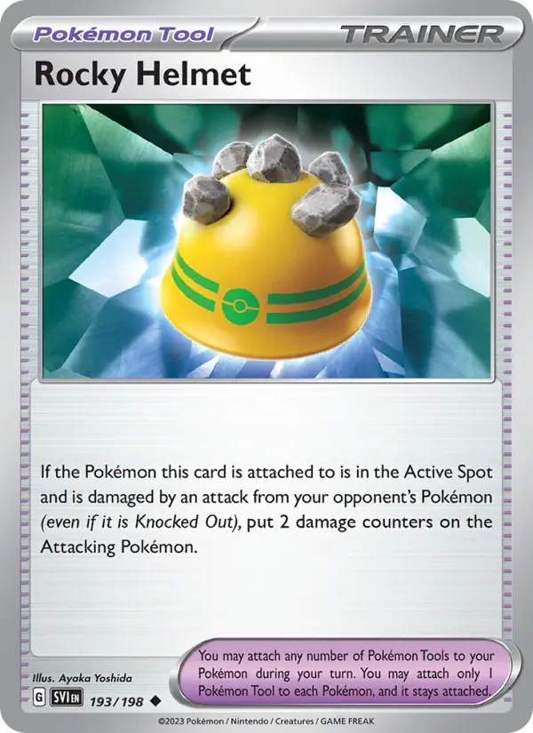 Rocky Helmet 193 Scarlet & Violet Pokesingles