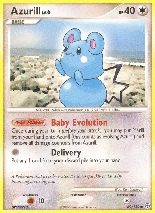 Azurill 69 Diamond & Pearl Pokesingles