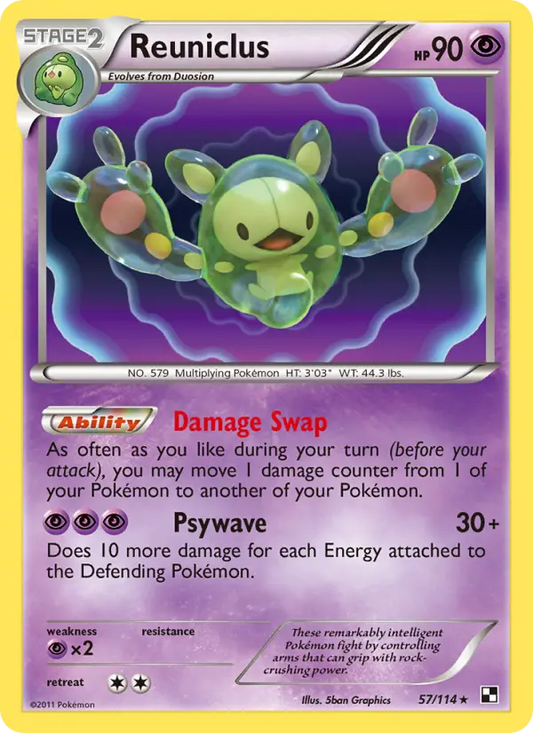 Reuniclus 57 Black & White Pokesingles