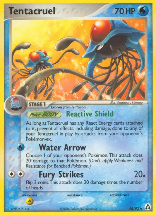 Tentacruel 45 Legend Maker Pokesingles