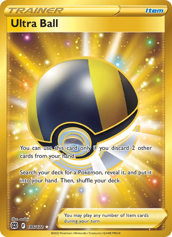 Ultra Ball 186 Brilliant Stars Pokesingles