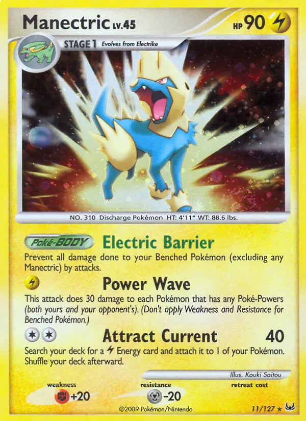 Manectric 11 Platinum Pokesingles