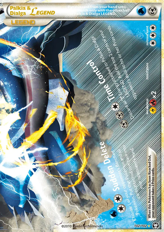 Palkia & Dialga LEGEND 102 Triumphant Pokesingles
