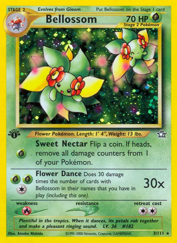 Bellossom 3 Neo Genesis Pokesingles