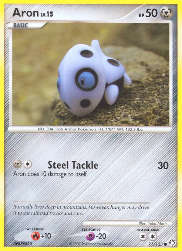 Aron 71 Mysterious Treasures Pokesingles